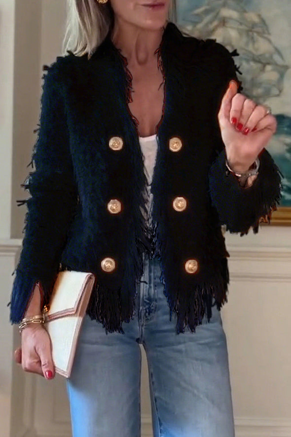 Women's Fashionable Tassel Elegant Cardigan Jacket