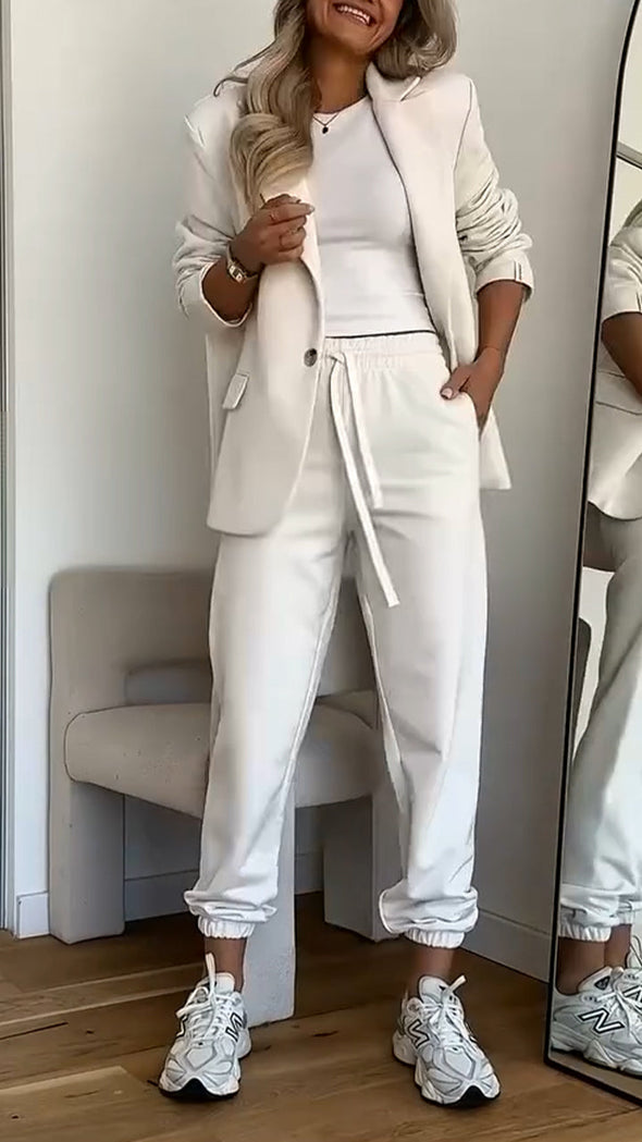 Women's Lapel Casual Suit