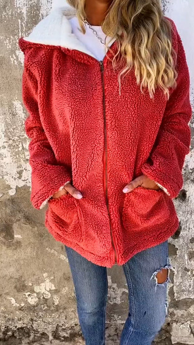 Women Plush Casual Jacket
