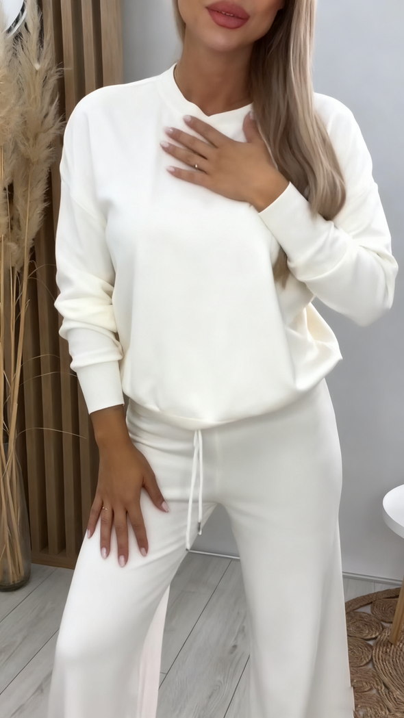 Women Solid Color Casual Three-piece Suit