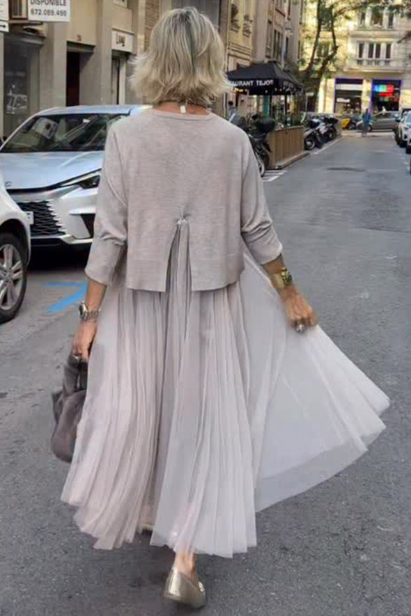 Women Inner Dress + Top Casual Suit