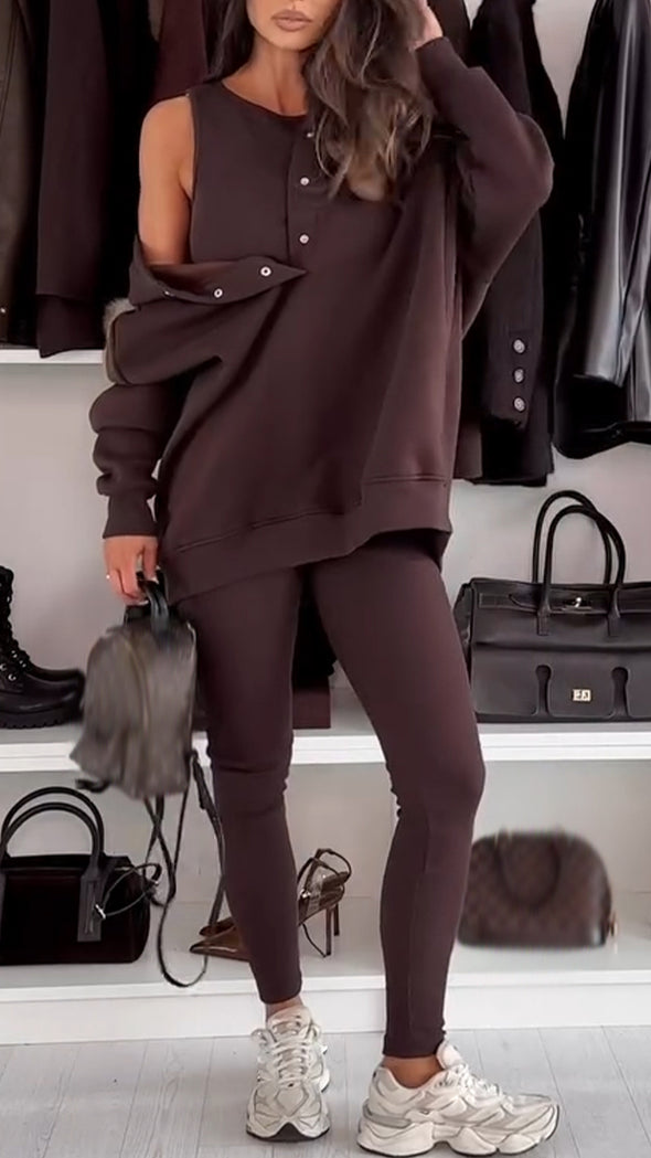 Women Casual Three-piece Suit