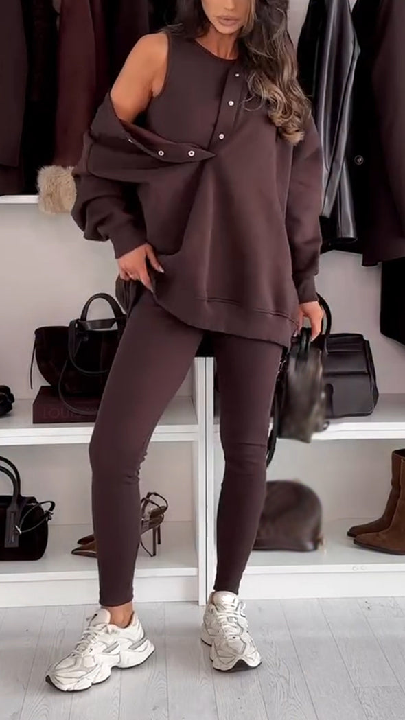 Women Casual Three-piece Suit