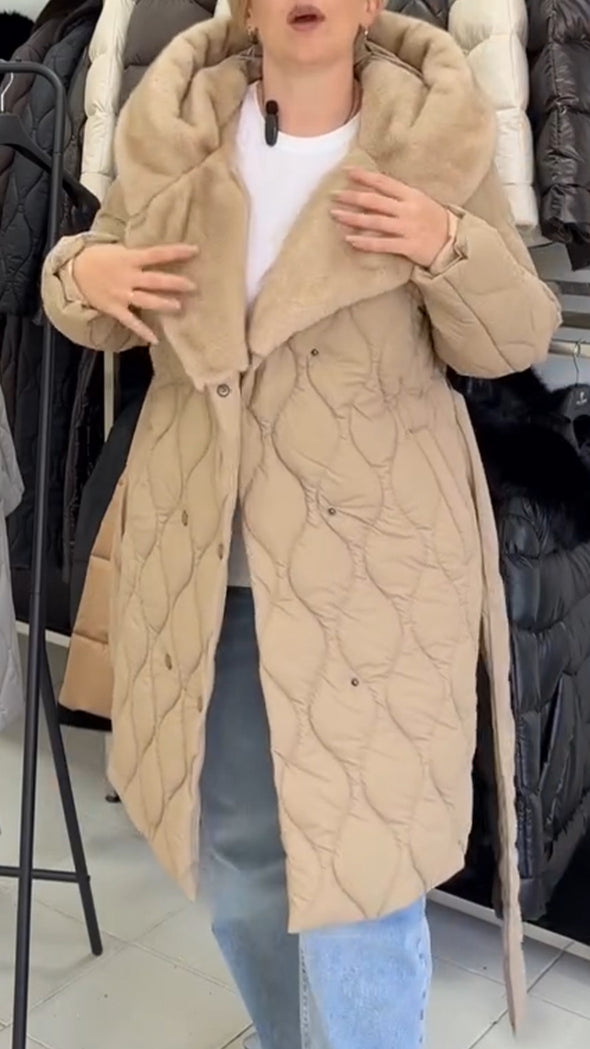 Women Hooded Plush Casual Coat