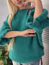 Women Round Neck Hollow Reversible Casual Knitted Sweater