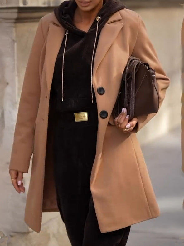 Women Lapel Temperament Commuter Jacket