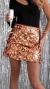 Ladies Sequin Sparkling Elegant Temperament Evening Party Skirt