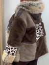 Women Hooded Fur Collar Casual Plush Coat
