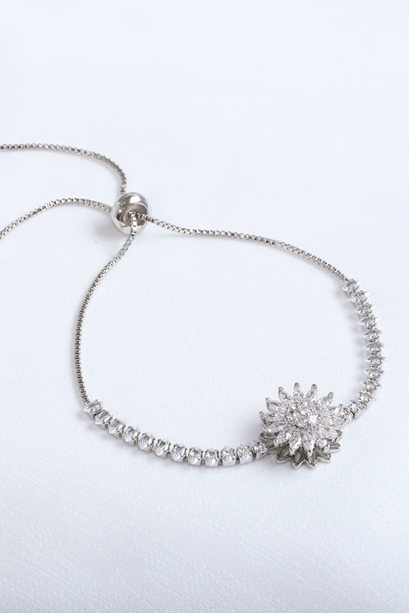 Women's Sunflower Diamond Bracelet