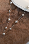 Women's Gypsophila Pearl Long Luxury Necklace