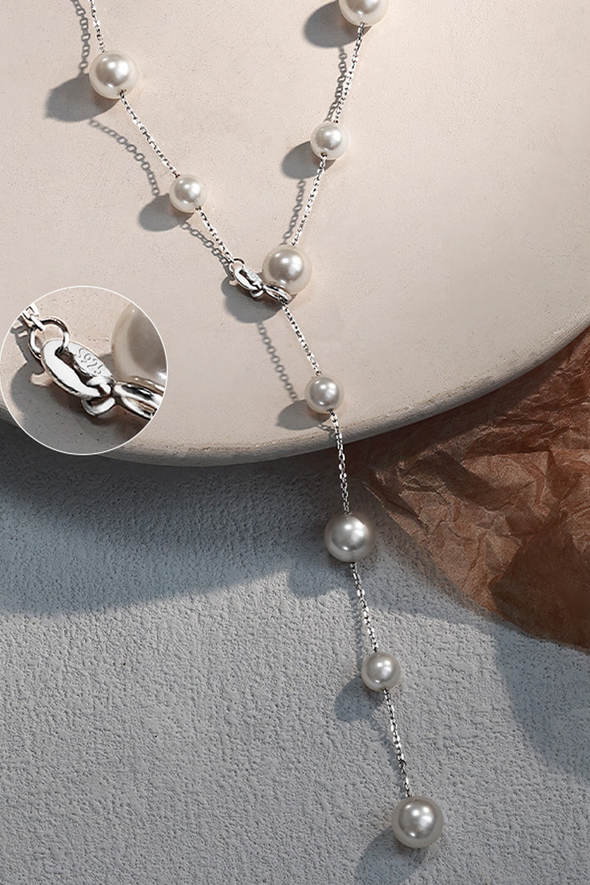 Women's Gypsophila Pearl Long Luxury Necklace