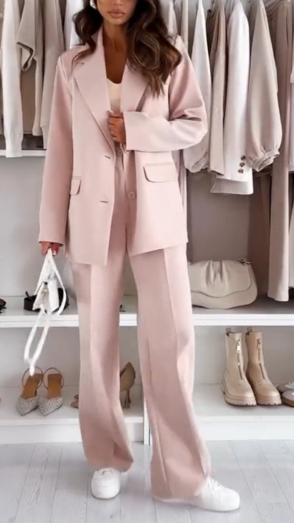 Ladies Lapel Casual Commuter Suit