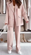 Ladies Lapel Casual Commuter Suit