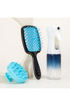 Women's Home Use Straight Hair Curly Hollow Comb Set