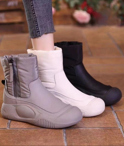 Women's winter velvet thickened non-slip warm Martin boots